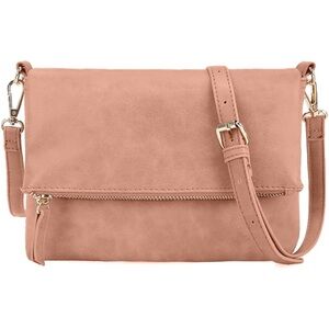 Elegant Pink Crossbody Bag